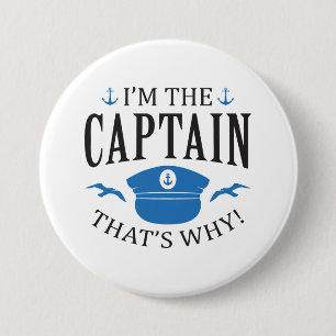 I’m The Captain Button