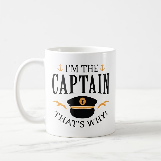 I’m The Captain Coffee Mug (Left)