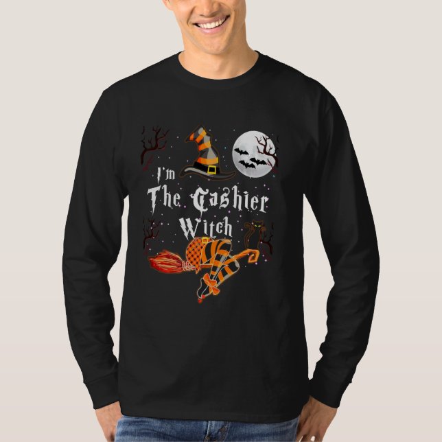 I M The Cashier Witch Halloween Matching Group Cos T-Shirt (Front)