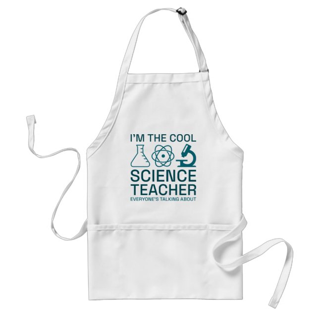 I’m The Cool Science Teacher Adult Apron (Front)
