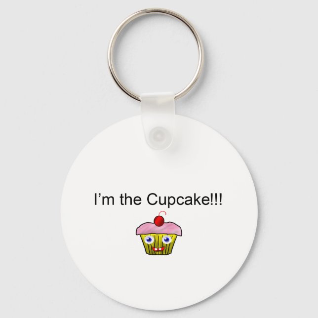 I’m the Cute Cupcake!!! Keychain (Front)