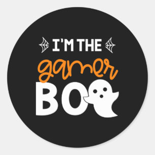 I’m The Gamer Boo Shirt Family Costume Halloween P Classic Round Sticker