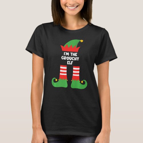 I M The Grouchy Elf Funny Matching Family Group Ch T_Shirt