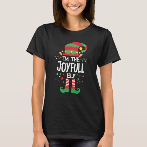 I M The Joyfull Elf Family Group Matching Christma T_Shirt