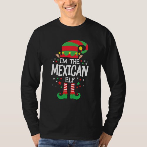 I M The Mexican Elf Family Group Matching Christma T_Shirt