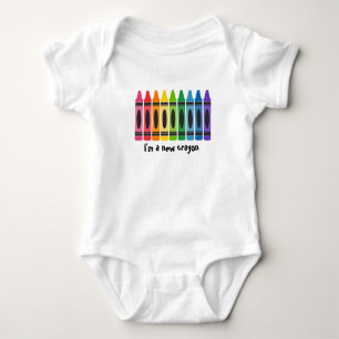 I’m the new crayon Baby-Matching Family Baby Bodysuit