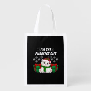 I m The Purrfect Gift Grocery Bag