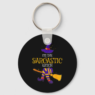 I’m The Sarcastic Witch Family Matching Costume Ha Keychain