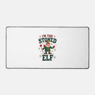 I�m The Stoned Elf Vintage Christmas Dabbing Unico Desk Mat