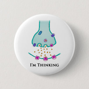 I’m Thinking Neuron Synapse Button