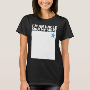 I' m Uncle Brother Nephew Niece Birth Announcement T-Shirt