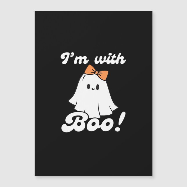 I’m With Boo Funny Retro (Front)