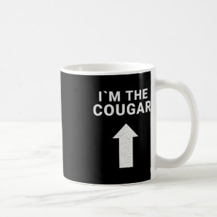 I´m with the Cougar Humor Halloween Birthday Gift Coffee Mug