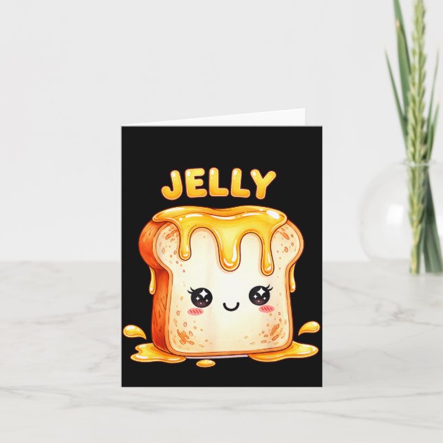 I’m With The Jelly Funny Matching Couple Cute Kawa Card (Front)