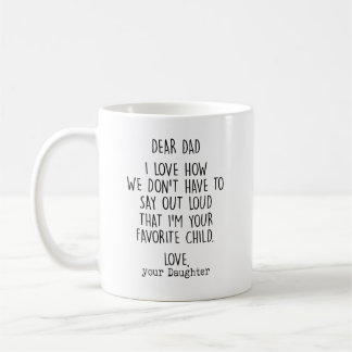 I’m Your Favorite Daughter - Funny Mug for Dad