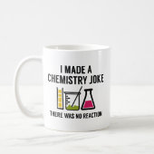 I Made A Chemistry Joke Coffee Mug (Left)
