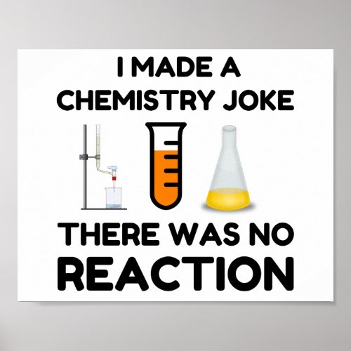 I Made A Chemistry Joke Poster