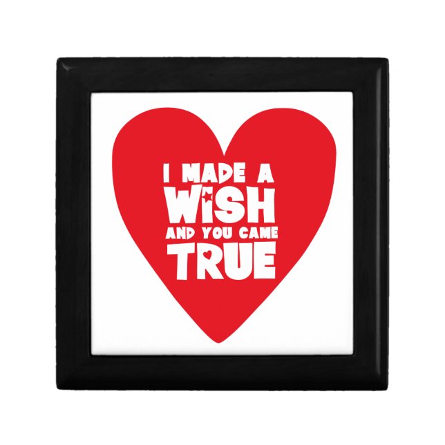 I MADE A WISH love heart Gift Box (Front)