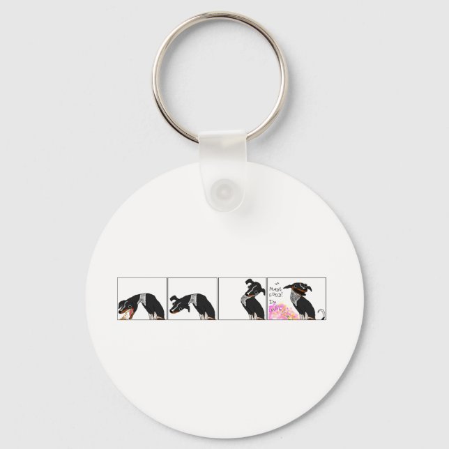 "I made food" Keychain (Front)