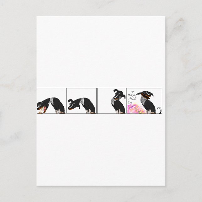 "I made food" Postcard (Front)