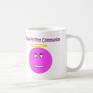 I Made My First Communion Big Pink Coffee Mug