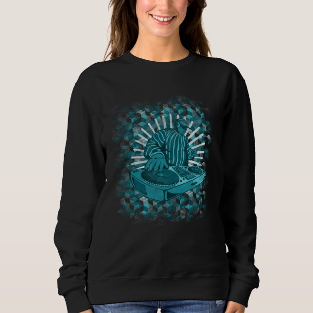 I Make Beats Beat Pad DJ Audio Music Producer Prod Sweatshirt (Front)