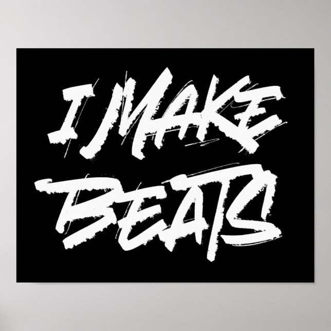 I make beats poster (Front)