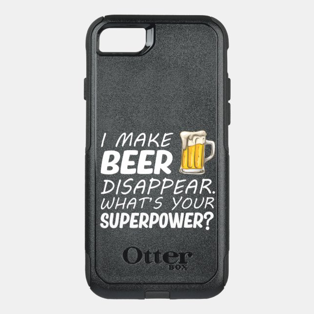 I Make Beer Disappear Otterbox iPhone Case (Back)