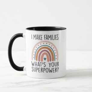 I Make Families What's Your Superpower Surrogacy  Mug