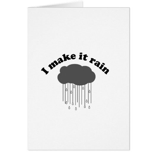 I Make It Rain Cards (Front)