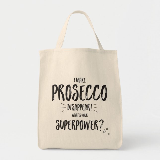 I make prosecco disappear shopping bag (Front)