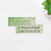 I Manifest Abundance By Being Grateful Affirmation (Desk)