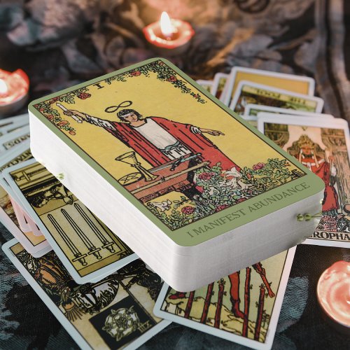 I Manifest Abundance  The Magician Tarot Card