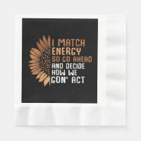 I Match Energy Empowerment African American Afro W