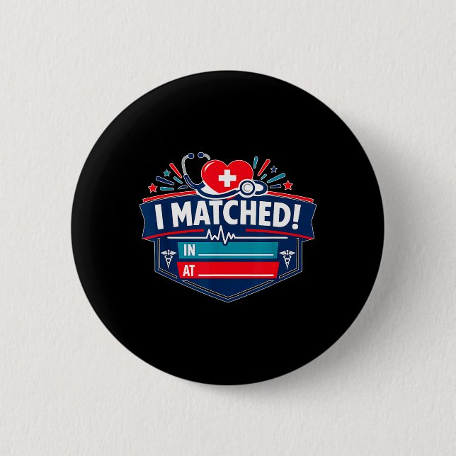I Matched Button (Front)