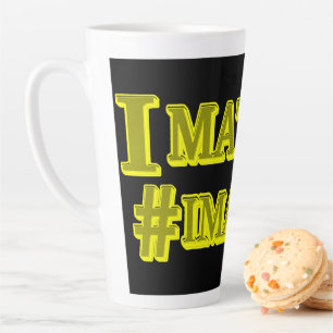 "I MATTER!" Cute Expression Design. Buy Now Latte Mug