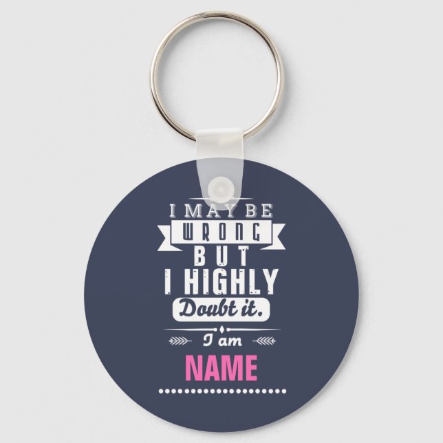 I may be wrong but I highly doubt it Name Keychain (Front)