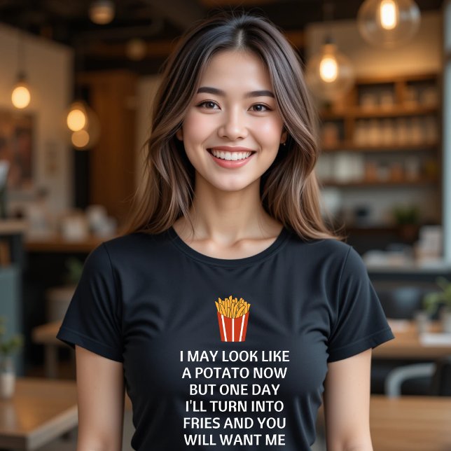 I May Look Like A Potato Funny Food T-Shirt (Creator Uploaded)