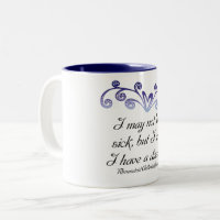 Rheumatoid Arthritis Awareness Month Ribbon Gifts Two-Tone Coffee Mug