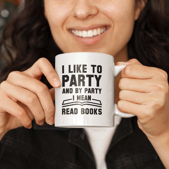I Mean Read Books Coffee Mug