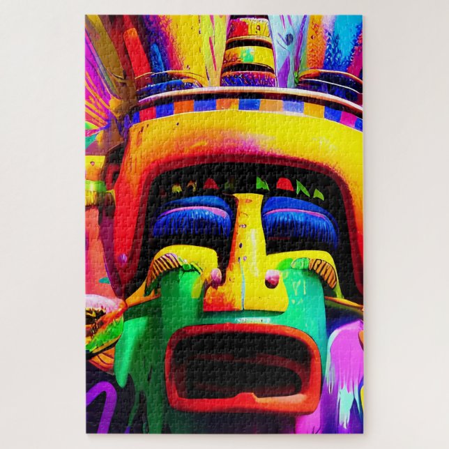 I Met the Witch-Doctor Ken Gage Fantasy Jigsaw Puzzle (Vertical)