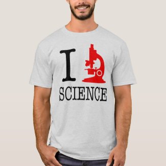 I Microscope Science Light T-Shirt