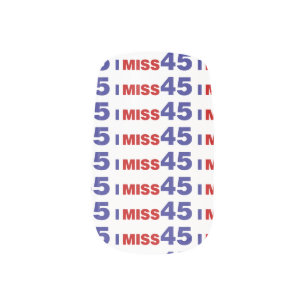 I Miss 45 Minx Nail Art