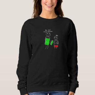 I Miss My Dad In Heaven Doodle Me & Dad High Low B Sweatshirt