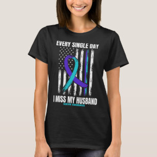 I Miss My Husband Suicide Awareness Shirt Preventi