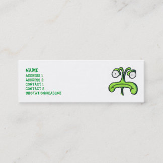 I MISS MY PLANET ALIEN skinny profile card