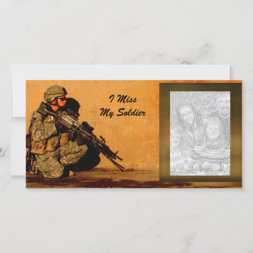 I Miss My Soldier Custom Military Picture