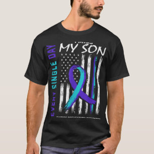 I Miss My Son Suicide Awareness Prevention America T-Shirt