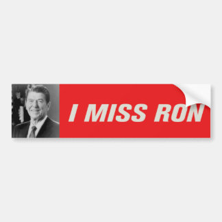I Miss Ron Bumper Sticker