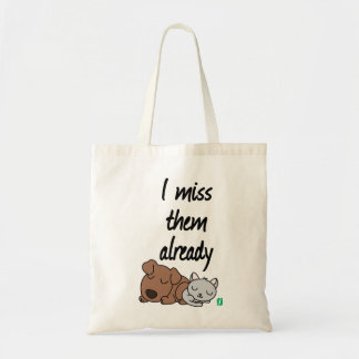 i miss them already tote bag